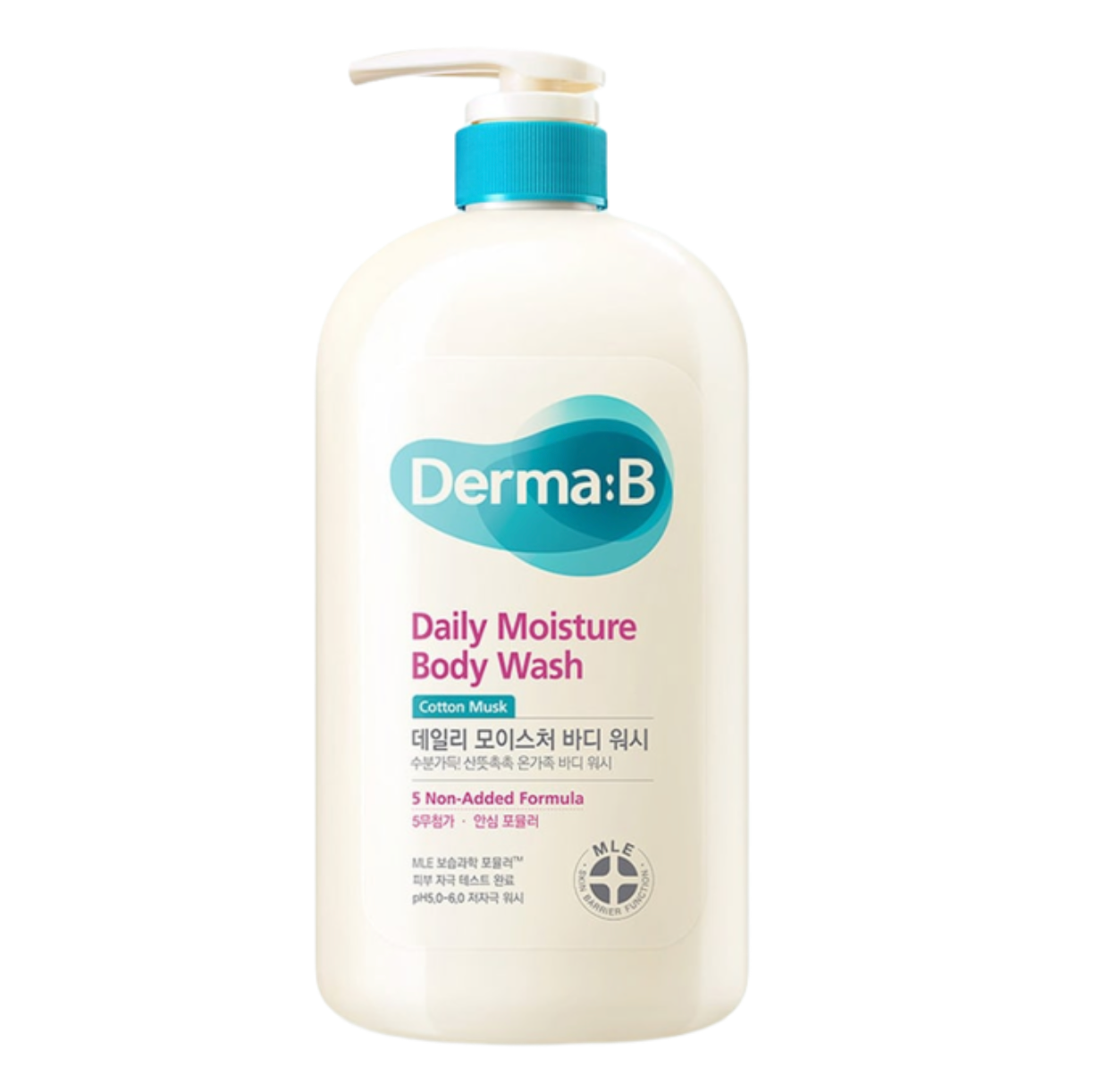 Derma:B DAILY MOISTURE BODY WASH | Kūno prausiklis su natūralių ekstraktų aromatu