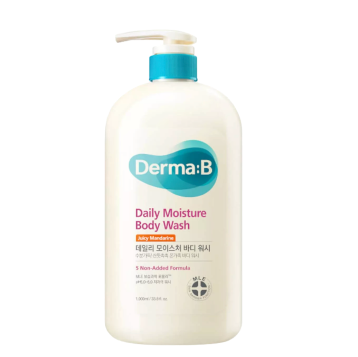 Derma:B DAILY MOISTURE BODY WASH | Kūno prausiklis su natūralių ekstraktų aromatu