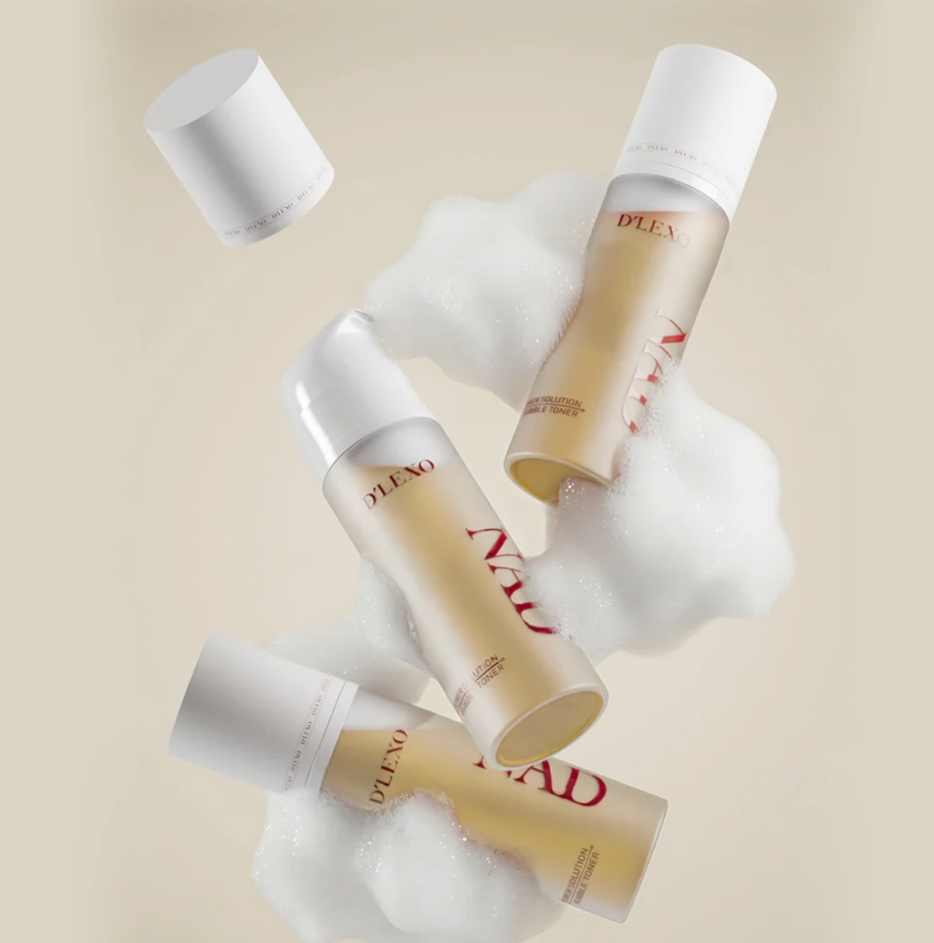 Dermaline D’LEXO NAD POWER SOLUTION BUBBLE TONER | Drėkinantis putų tonikas su NAD 