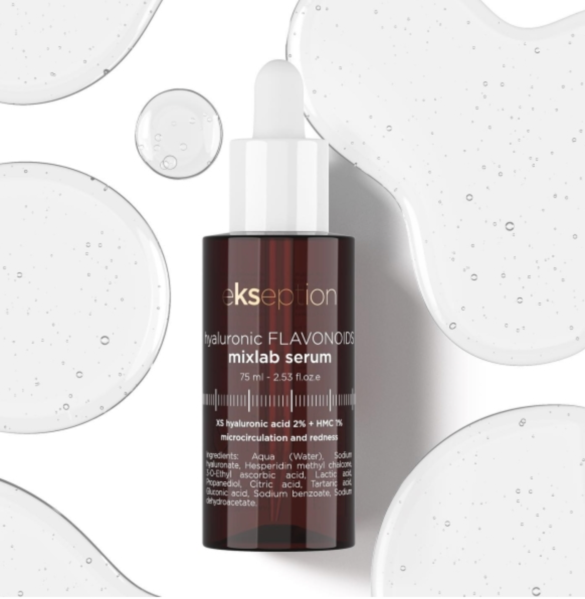 Ekseption HYALURONIC FLAVONOIDS | Serumas odos mikrocirkuliacijai