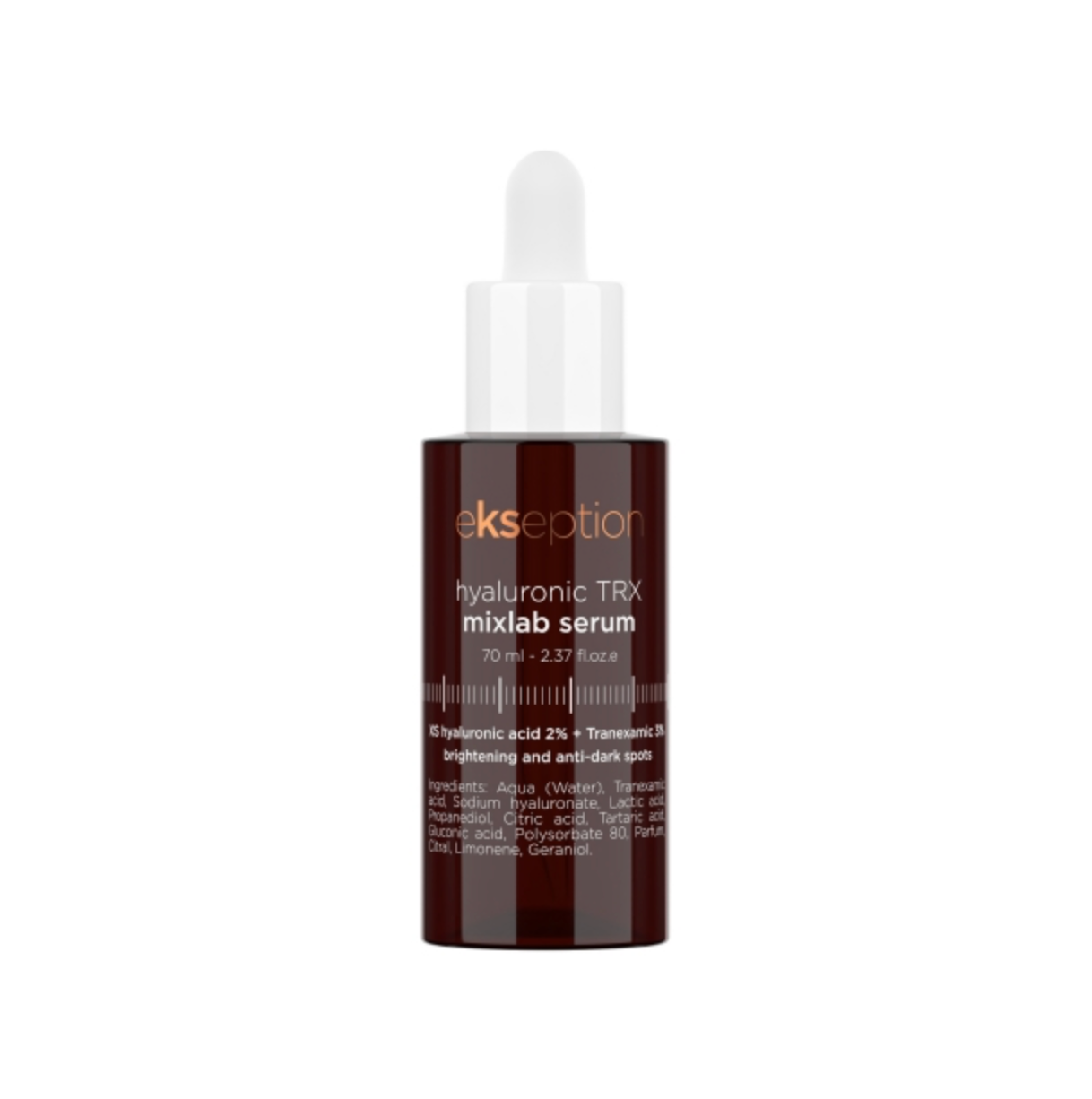 Ekseption HYALURONIC TRX | Šviesinamasis, drėkinamasis veido serumas
