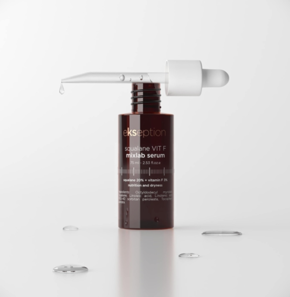 Ekseption SQUALANE VITAMIN F | Maitinantis veido serumas – evoderma.lt
