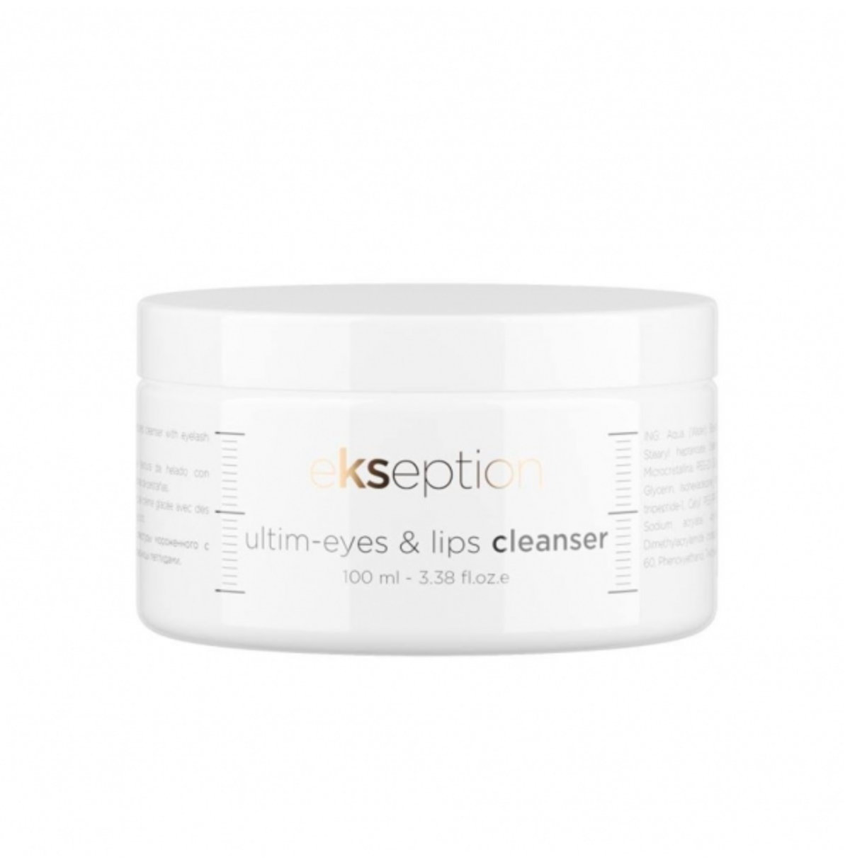 Ekseption ULTIM-EYES & LIPS CLEANSER | Tirpus akių ir lūpų valiklis