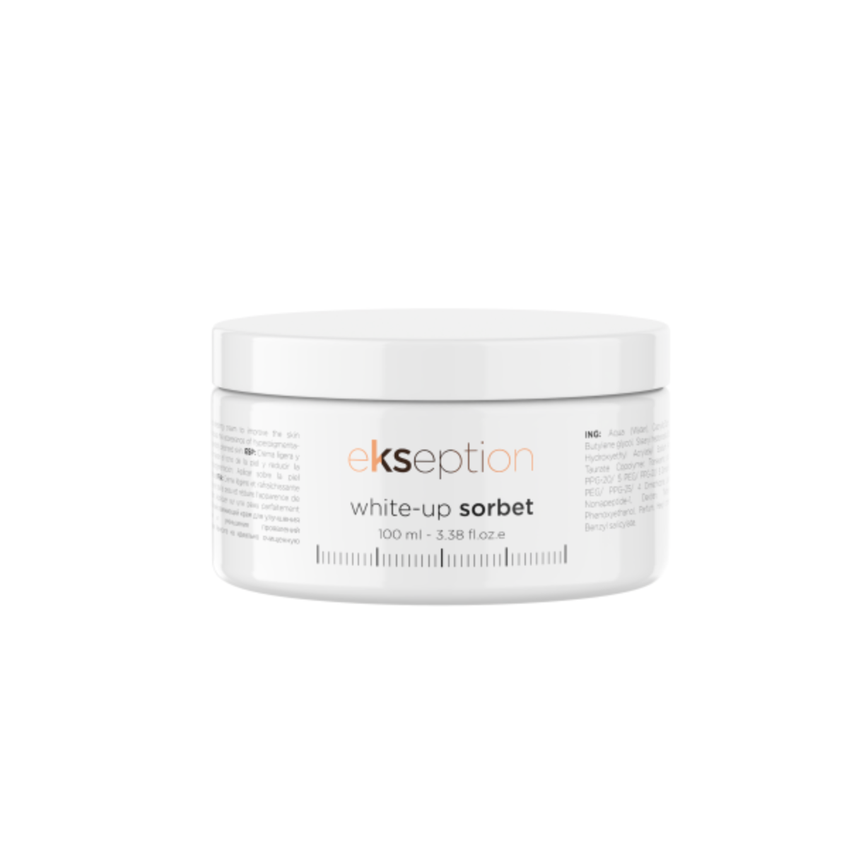 Ekseption WHITE-UP SORBET | Šviesinamasis veido kremas