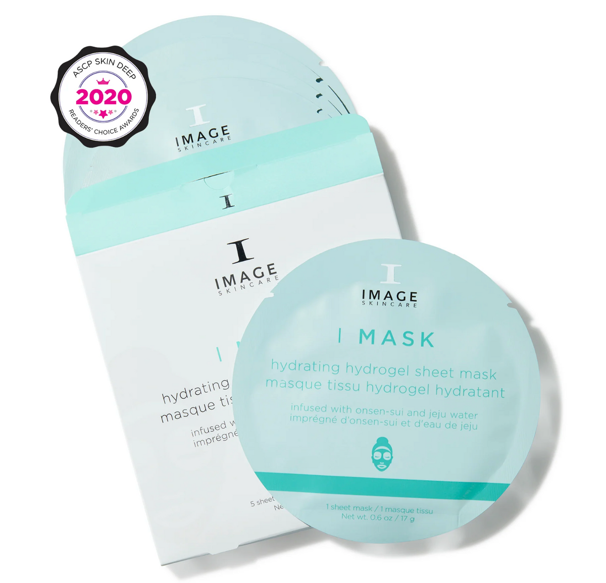 IMAGE Skincare I MASK HYDRATING HYDROGEL SHEET MASK | Drėkinamoji lakštinė hidrogelio kaukė
