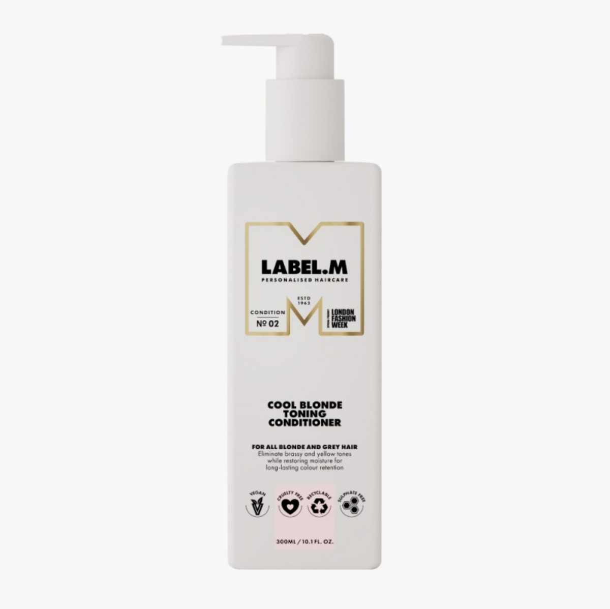 LABEL.M COOL BLONDE TONING CONDITIONER | Šaltą atspalvį suteikiantis tonizuojantis kondicionierius