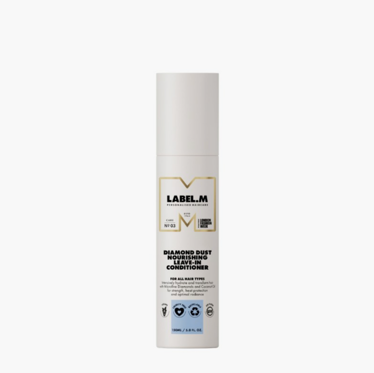 LABEL.M DIAMOND DUST NOURISHING LEAVE IN CONDITIONER | Nenuplaunamas spindesio suteikiantis kondicionierius