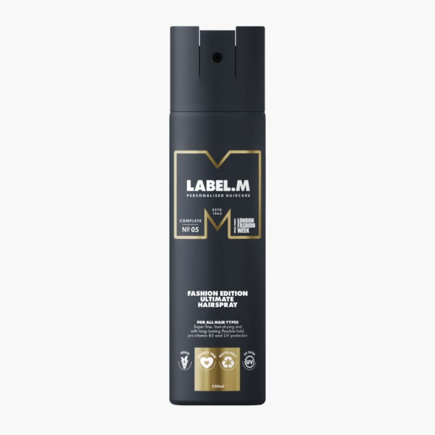 LABEL.M FASHION EDITION ULTIMATE HAIRSPRAY | Labai stiprios fiksacijos plaukų lakas