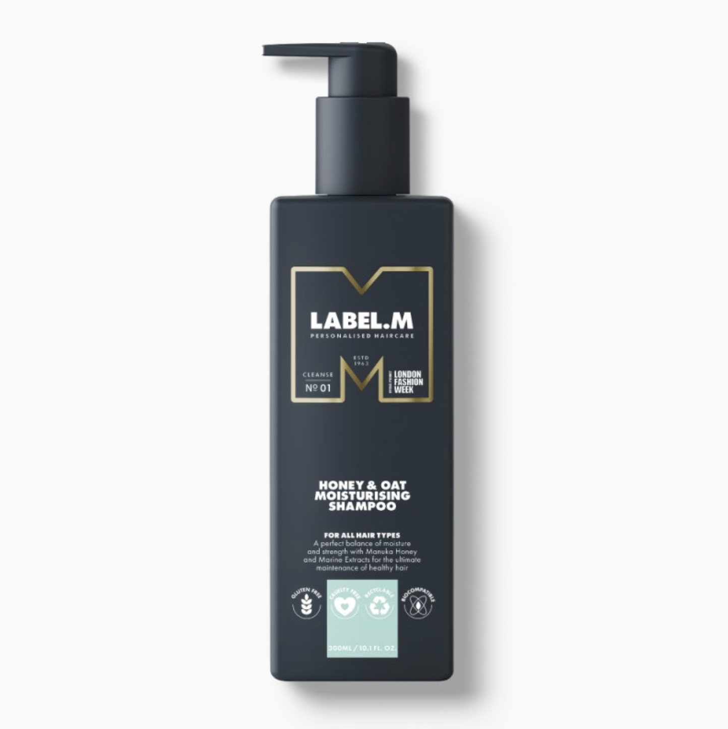 LABEL.M HONEY & OAT MOISTURISING SHAMPOO | Drėkinamasis šampūnas su medumi ir avižomis