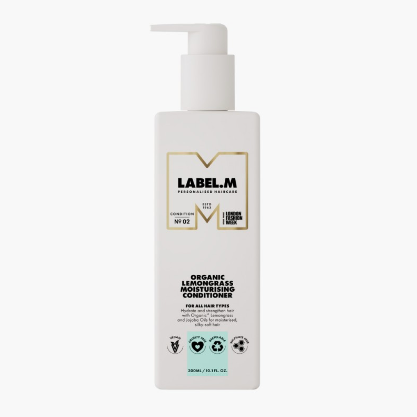 LABEL.M ORGANIC LEMONGRASS MOISTURISING CONDITIONER | Ekologiškas citrinžolių drėkinamasis kondicionierius