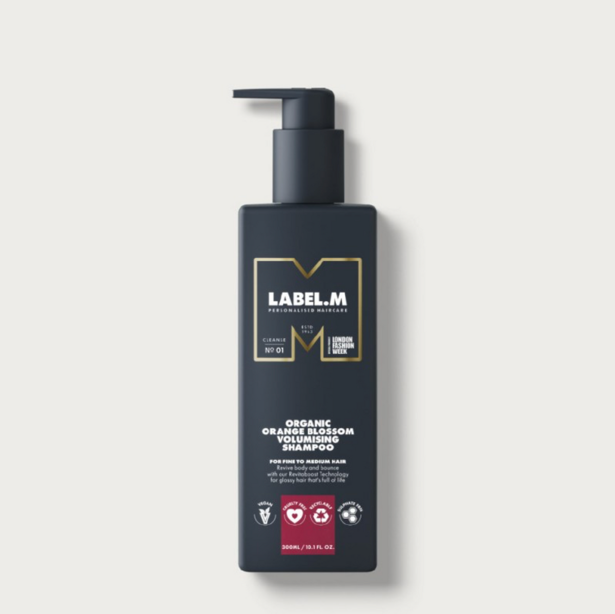 LABEL.M ORGANIC ORANGE BLOSSOM VOLUMISING SHAMPOO | Plaukų apimties suteikiantis šampūnas su apelsinų žiedų ekstraktu