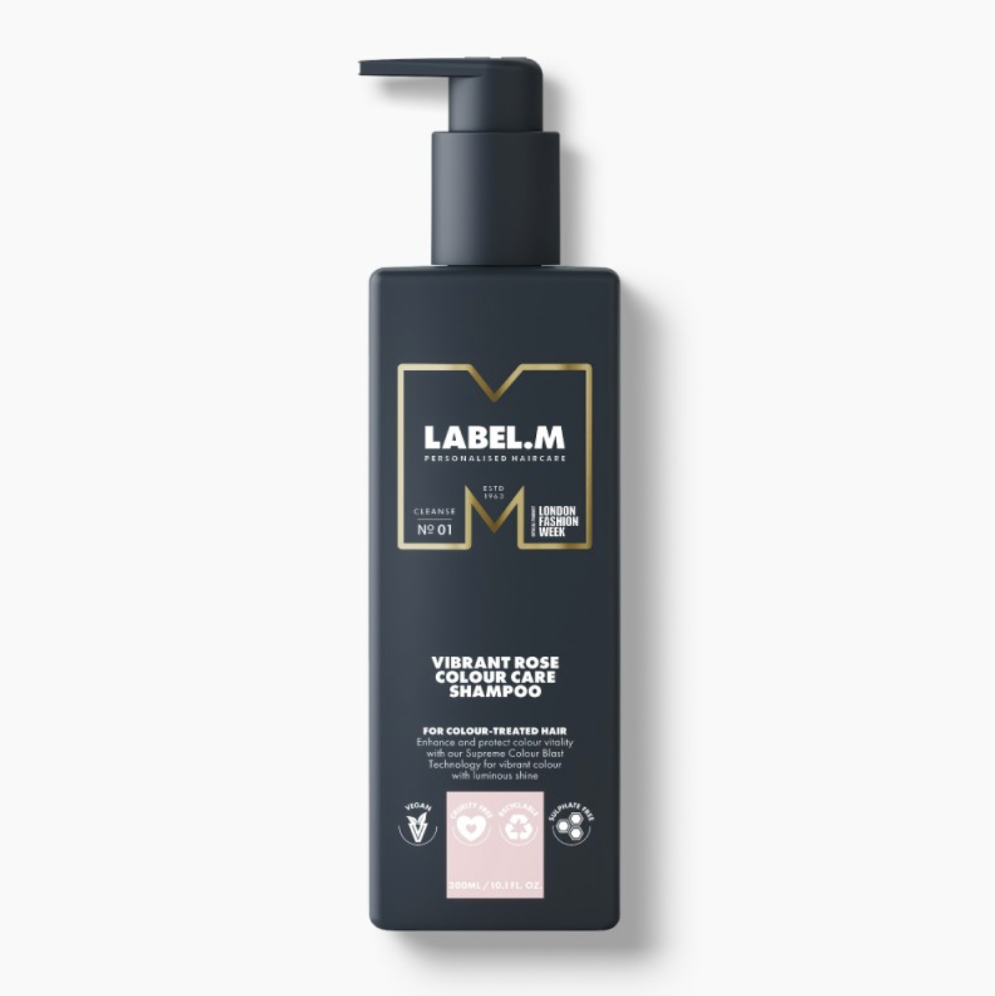 LABEL.M VIBRANT ROSE COLOUR CARE SHAMPOO | Šampūnas dažytiems plaukams