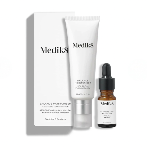 Medik8 BALANCE MOISTURISER with GLYCOLIC ACID | Probleminės odos drėkiklis