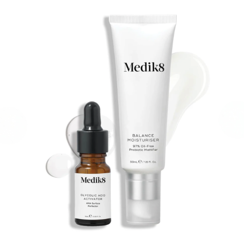 Medik8 BALANCE MOISTURISER with GLYCOLIC ACID | Probleminės odos drėkiklis