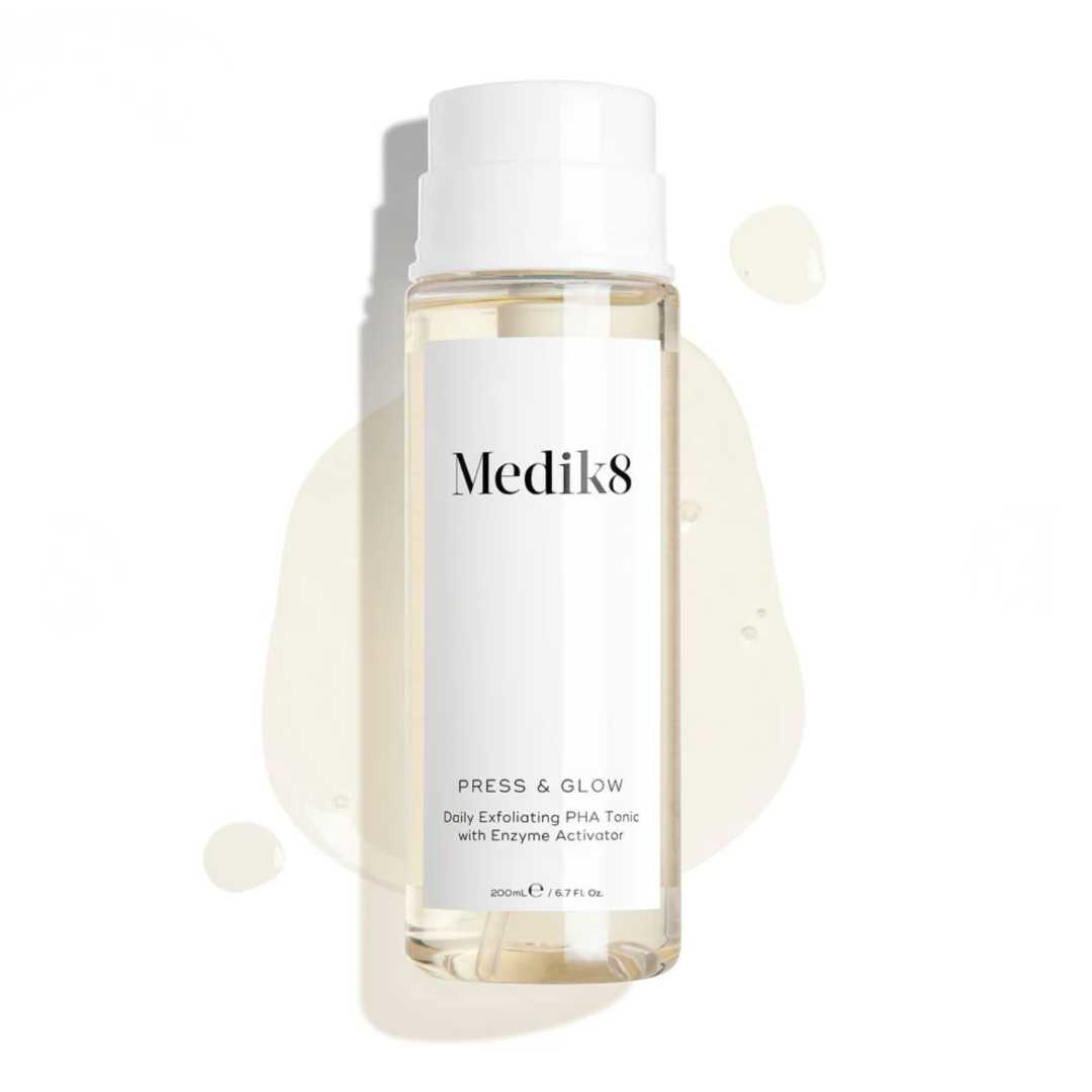 Medik8 PRESS&GLOW | Švelniai eksfolijuojantis tonikas