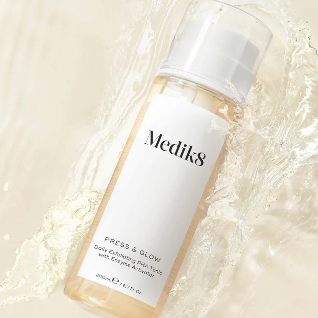Medik8 PRESS&GLOW | Švelniai eksfolijuojantis tonikas