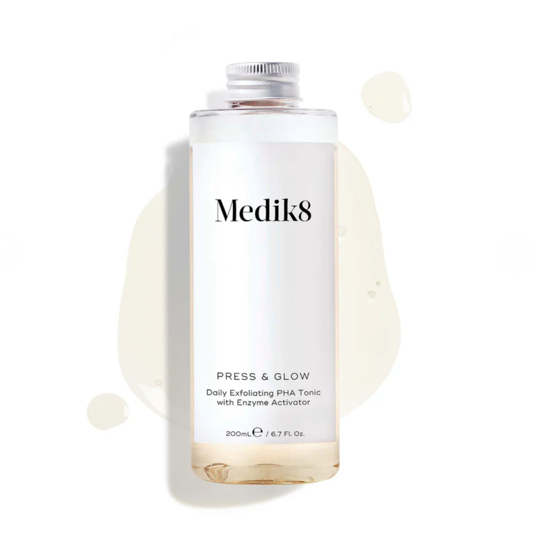 Medik8 PRESS&GLOW | Švelniai eksfolijuojantis tonikas