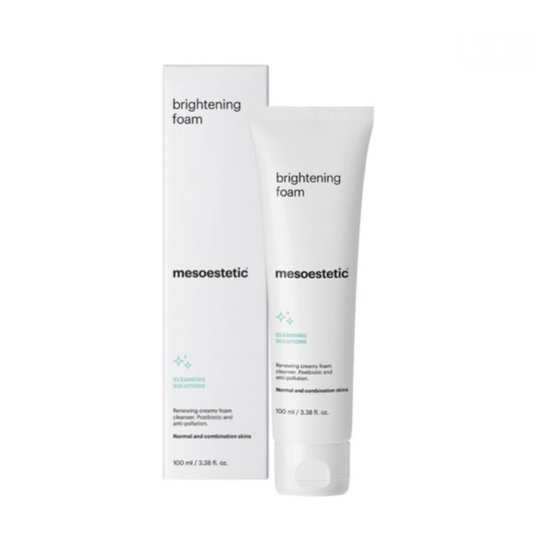 Mesoestetic BRIGHTENING FOAM | Veido prausiklis su AHA rūgštimis