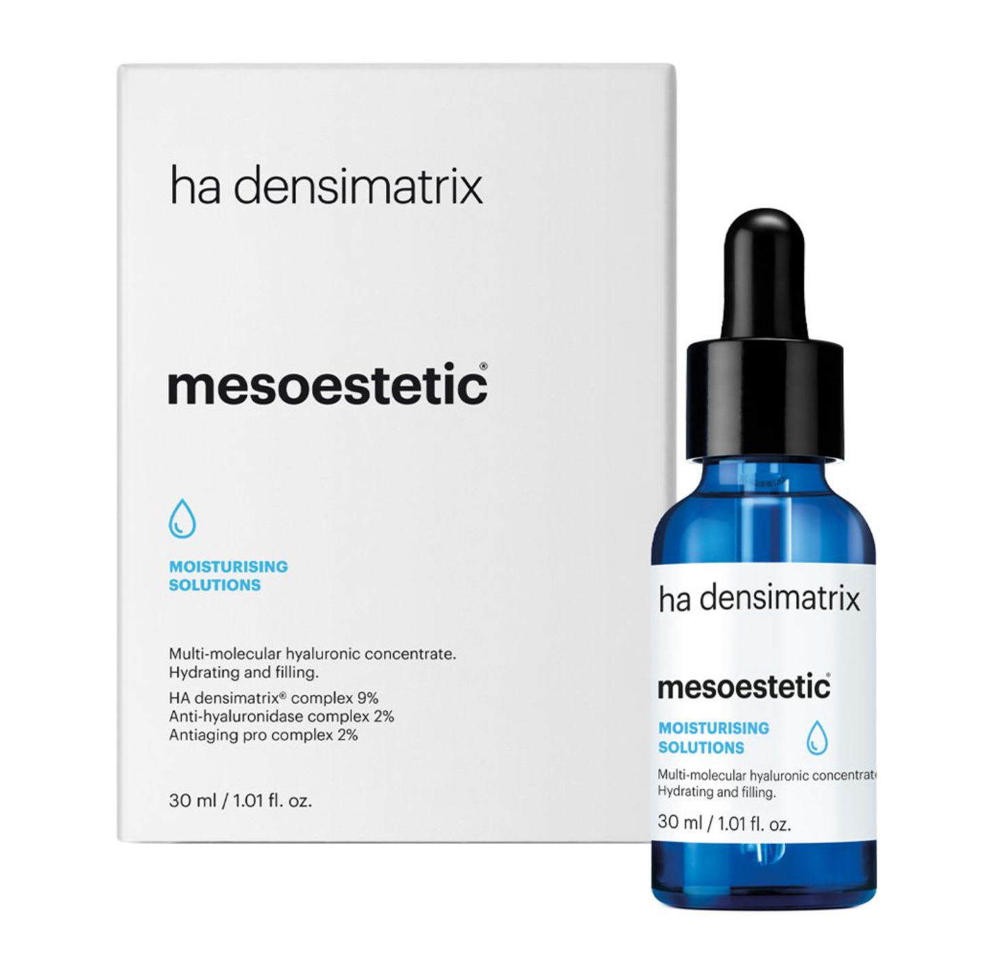 Mesoestetic HA DENSIMATRIX | Koncentruotas hialurono rūgšties serumas