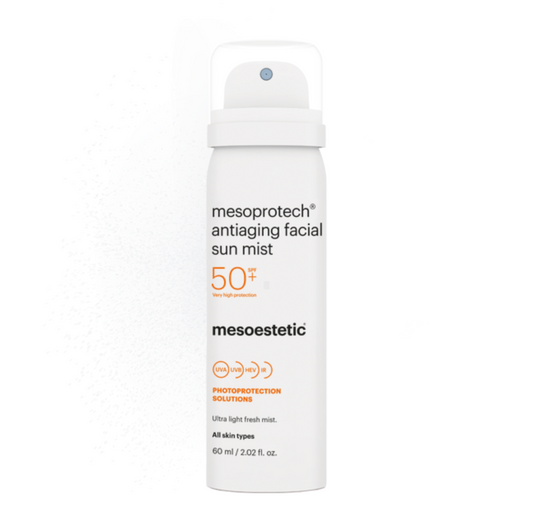Mesoestetic MESOPROTECH ANTIAGING FACIAL SUN MIST | Purškiama apsauga nuo saulės veidui