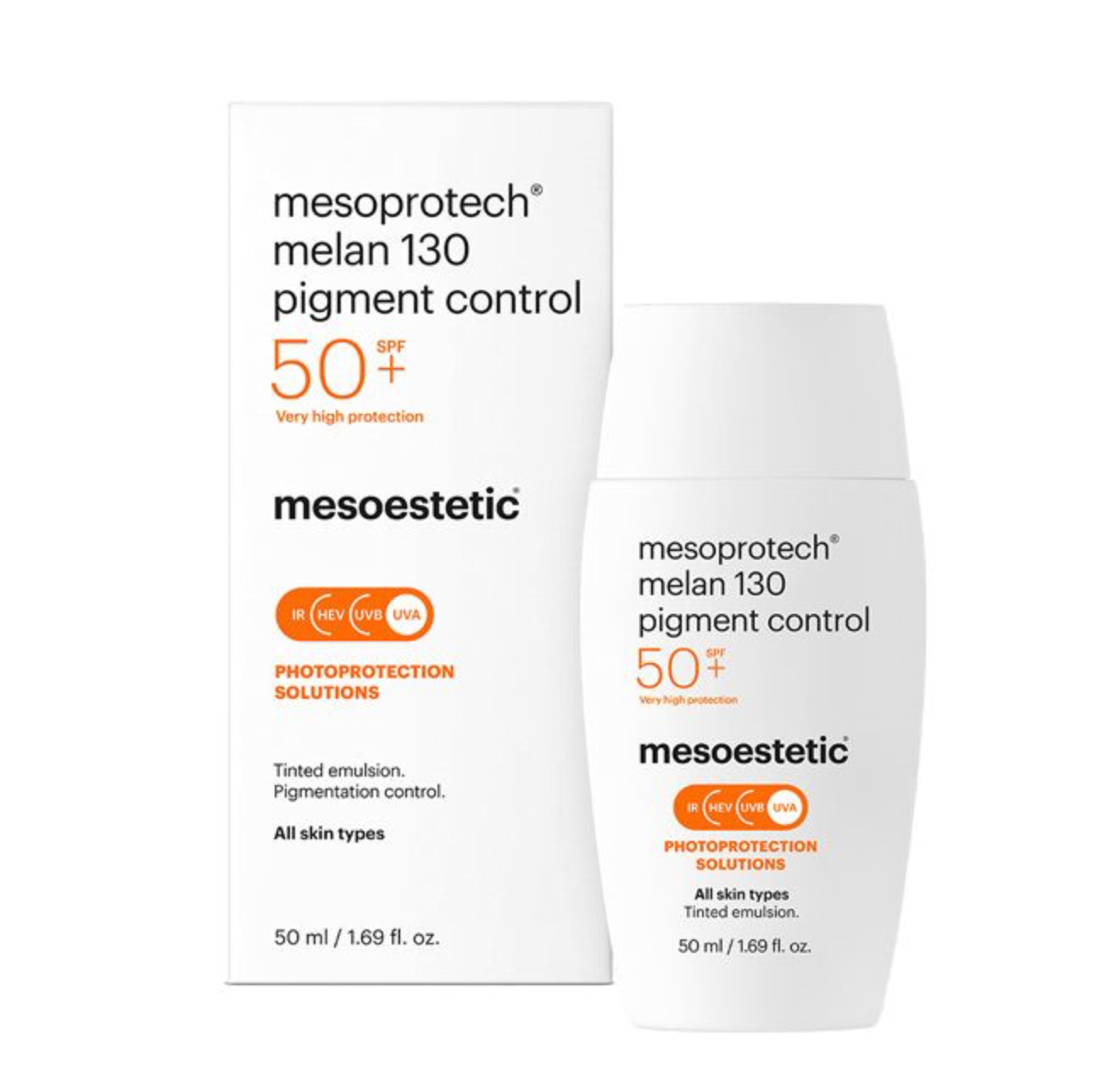 Mesoestetic MESOPROTECH® MELAN 130 PIGMENT CONTROL | Apsauga nuo saulės su atspalviu