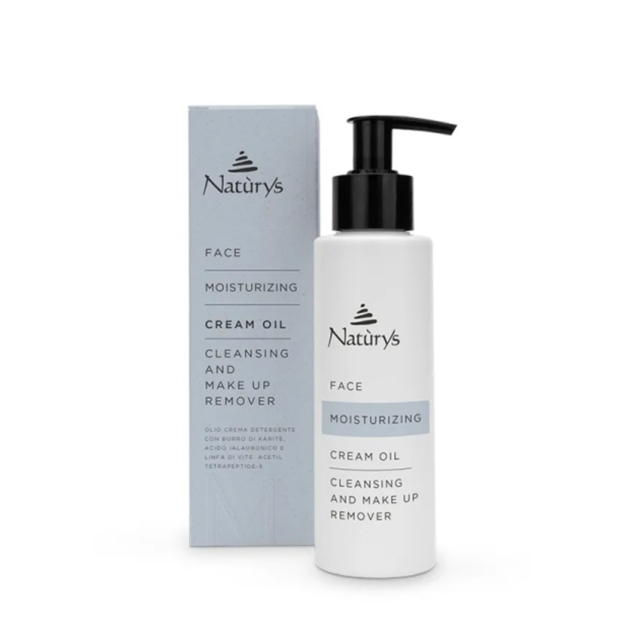Naturys HYDRA CREAM OIL&MAKE UP REMOVER | Švelnus kreminis prausiklis