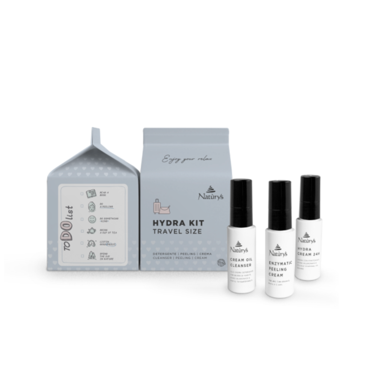 Naturys HYDRA KIT | Drėkinamasis rinkinys veidui