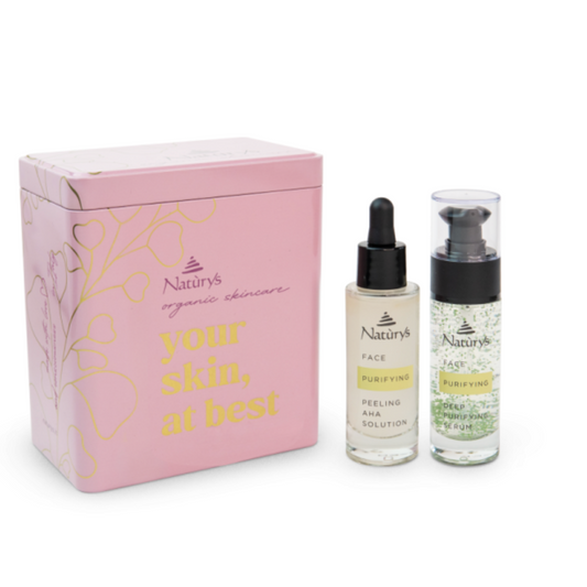 Naturys PURIFYING TAN BOX | Rinkinys mišriai ir riebiai odai