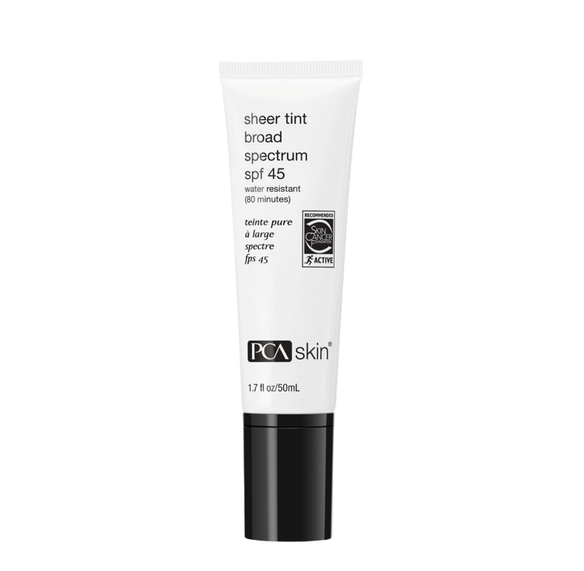 PCA Skin SHEER TINT BROAD SPECTRUM SPF45 | Apsauga nuo saulės veidui