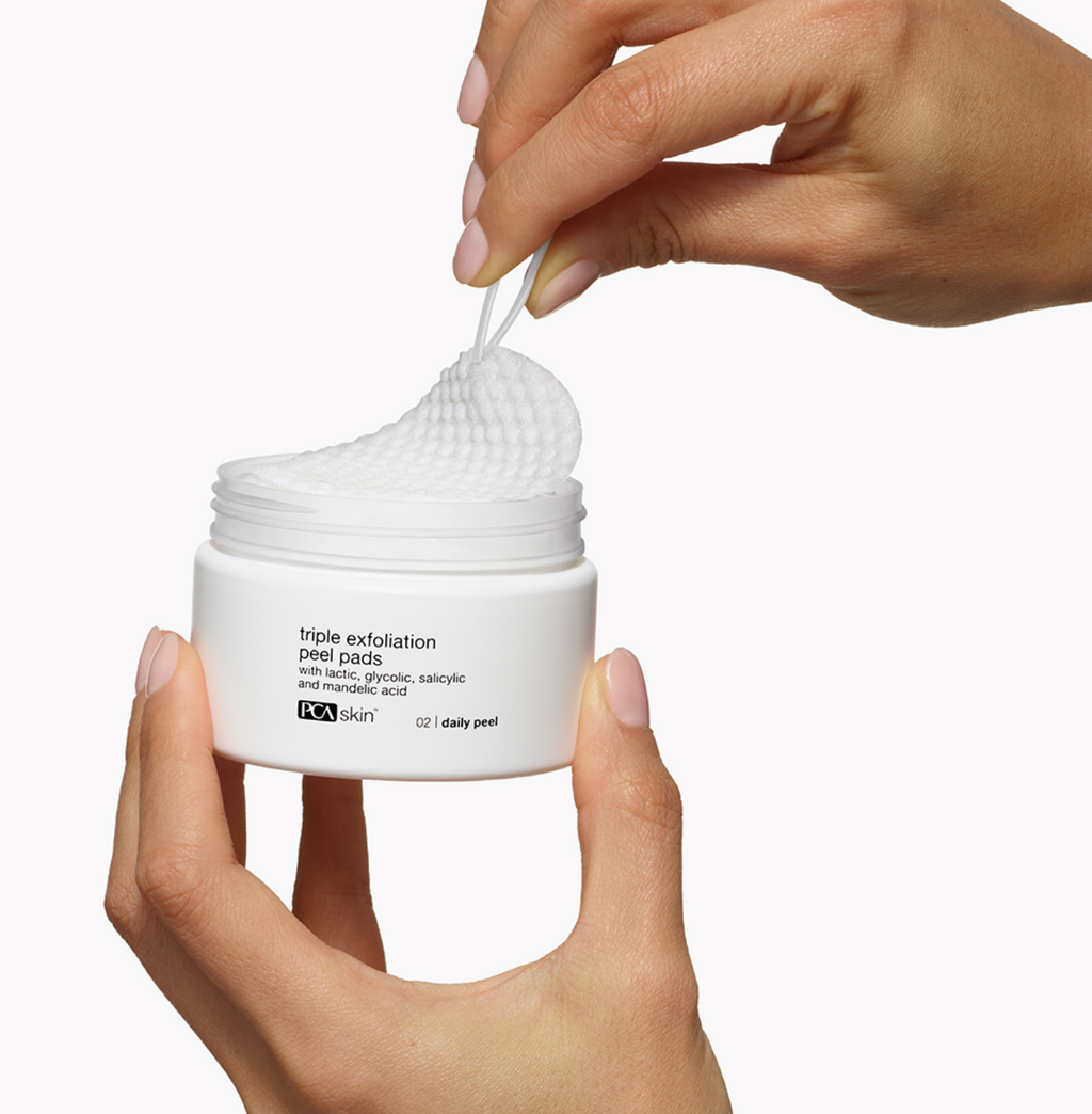 PCA Skin TRIPLE EXFOLIATION PEEL PADS | Trigubo poveikio eksfoliacijos padeliai