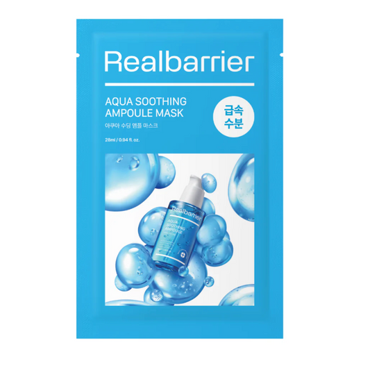 Real Barrier AQUA SOOTHING AMPOULE MASK | Lakštinė veido kaukė