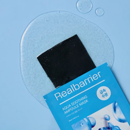 Real Barrier AQUA SOOTHING AMPOULE MASK | Lakštinė veido kaukė
