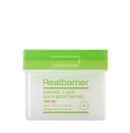 Real Barrier CONTROL-T ACID QUICK BOOSTING PAD | Švelniai eksfolijuojantys padeliai