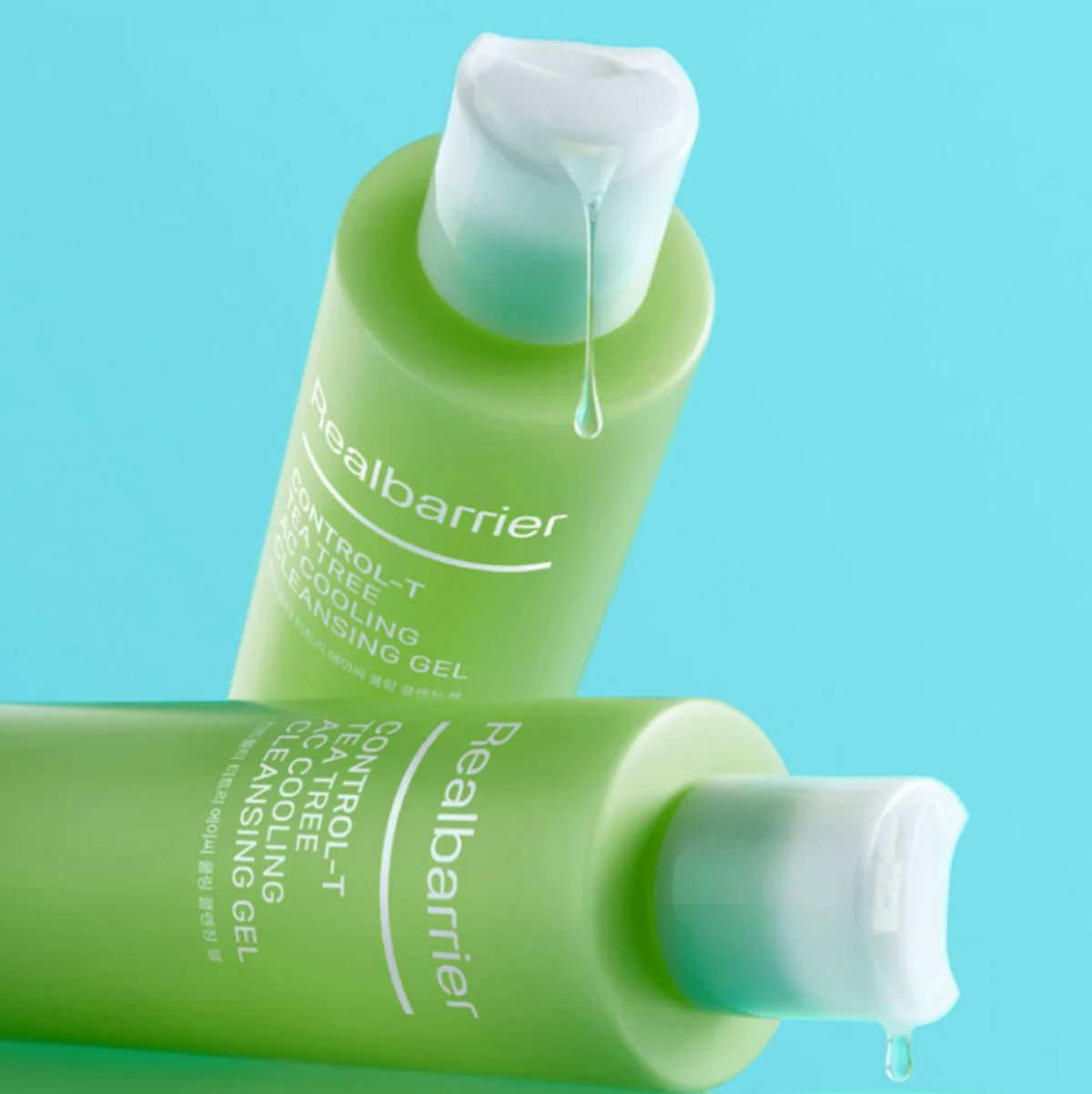 Real Barrier CONTROL-T TEA TREE AC COOLING CLEANSING GEL | Vėsinantis gelinis prausiklisi riebiai ir spuoguotai odai