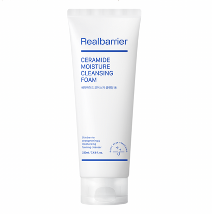 Real Barrier CERAMIDE MOISTURE CLEANSING FOAM | Kreminės valomosios putos