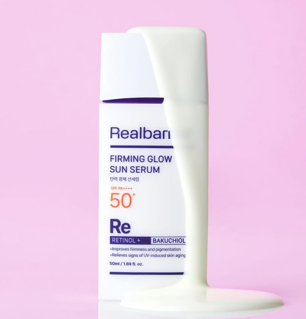 Real Barrier FIRMING GLOW SUN SERUM SPF 50+ | Stangrinantis apsaugos nuo saulės serumas SPF 50+