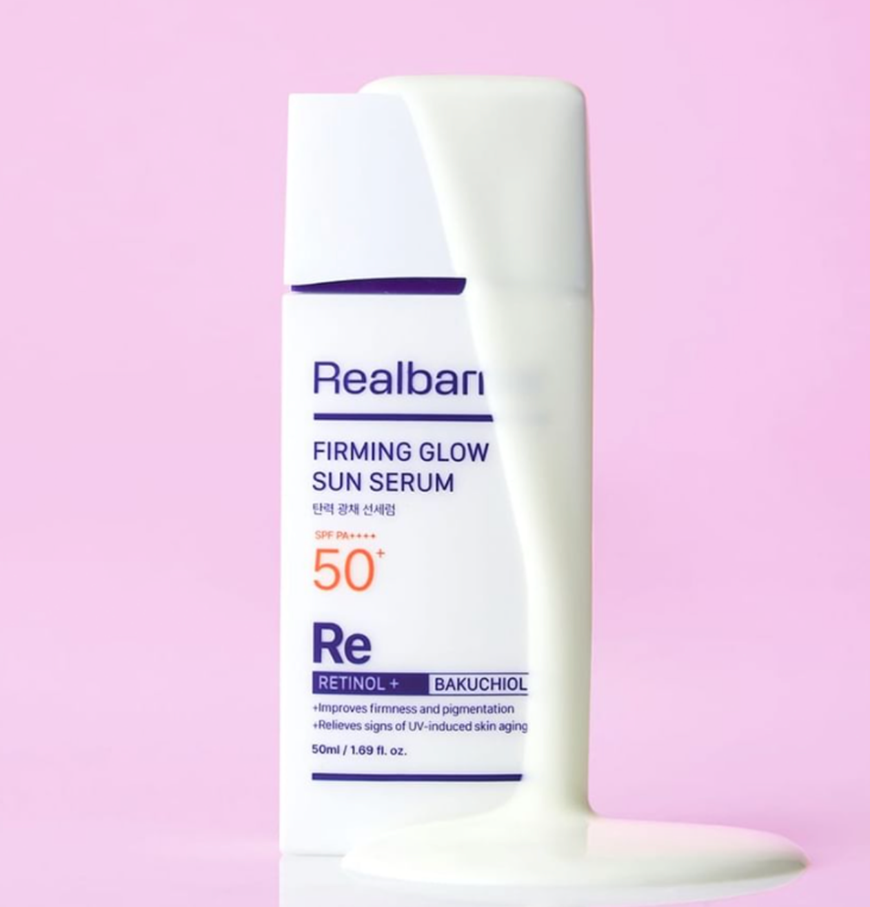 Real Barrier FIRMING GLOW SUN SERUM SPF 50+ | Stangrinantis apsaugos nuo saulės serumas SPF 50+