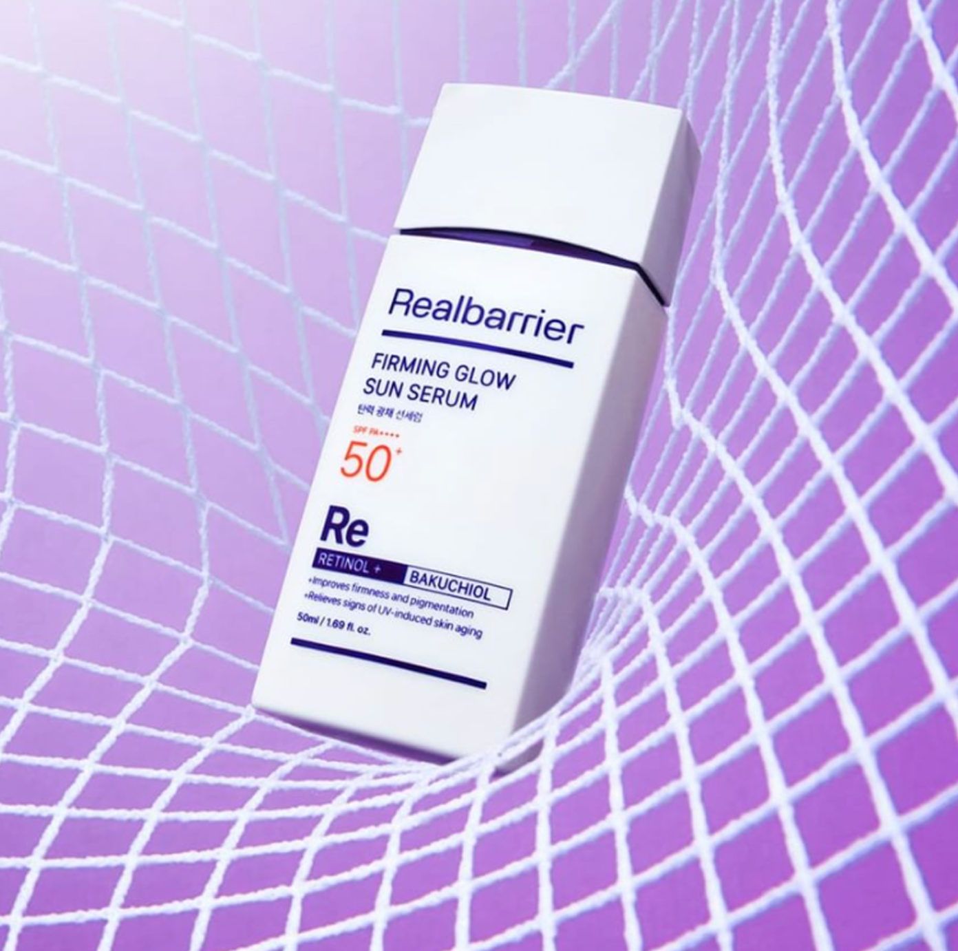 Real Barrier FIRMING GLOW SUN SERUM SPF 50+ | Stangrinantis apsaugos nuo saulės serumas SPF 50+
