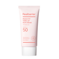 Real Barrier PEACH FIT TONE-UP SUN CREAM SPF 50+ | Apsauga nuo saulės su persikiniu atspalviu 