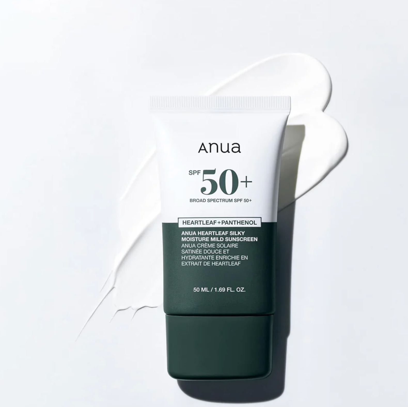 HEARTLEAF SILKY MOISTURE MILD | SPF kremas nuo saulės