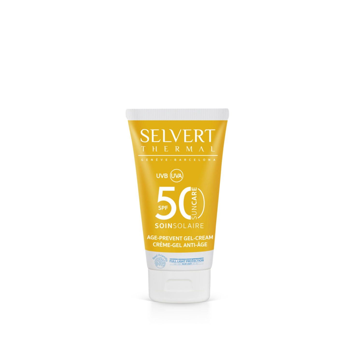 Selvert Thermal AGE PREVENT GEL-CREAM SPF 50 | Apsauginis kremas-gelis veidui