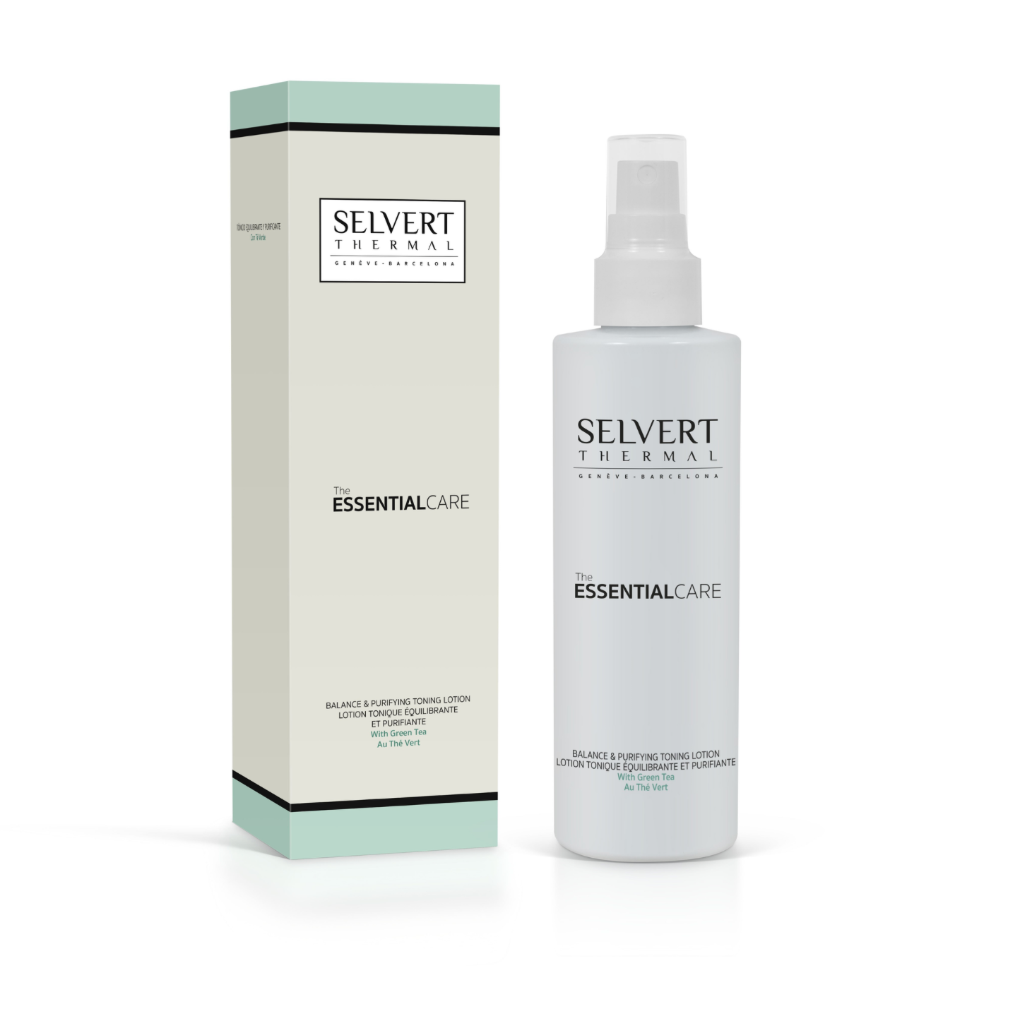 Selvert Thermal BALANCE & PURIFYING TONING LOTION | Tonikas su žaliąja arbata riebiai ir mišriai odai