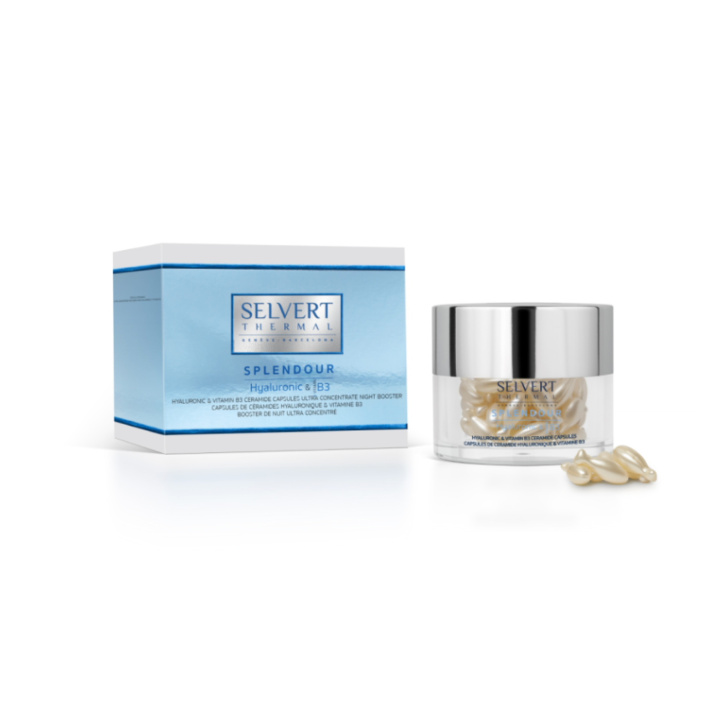 Selvert Thermal HYALURONIC & VITAMIN B3 CERAMIDE CAPSULES | Ultra koncentruotos kapsulės