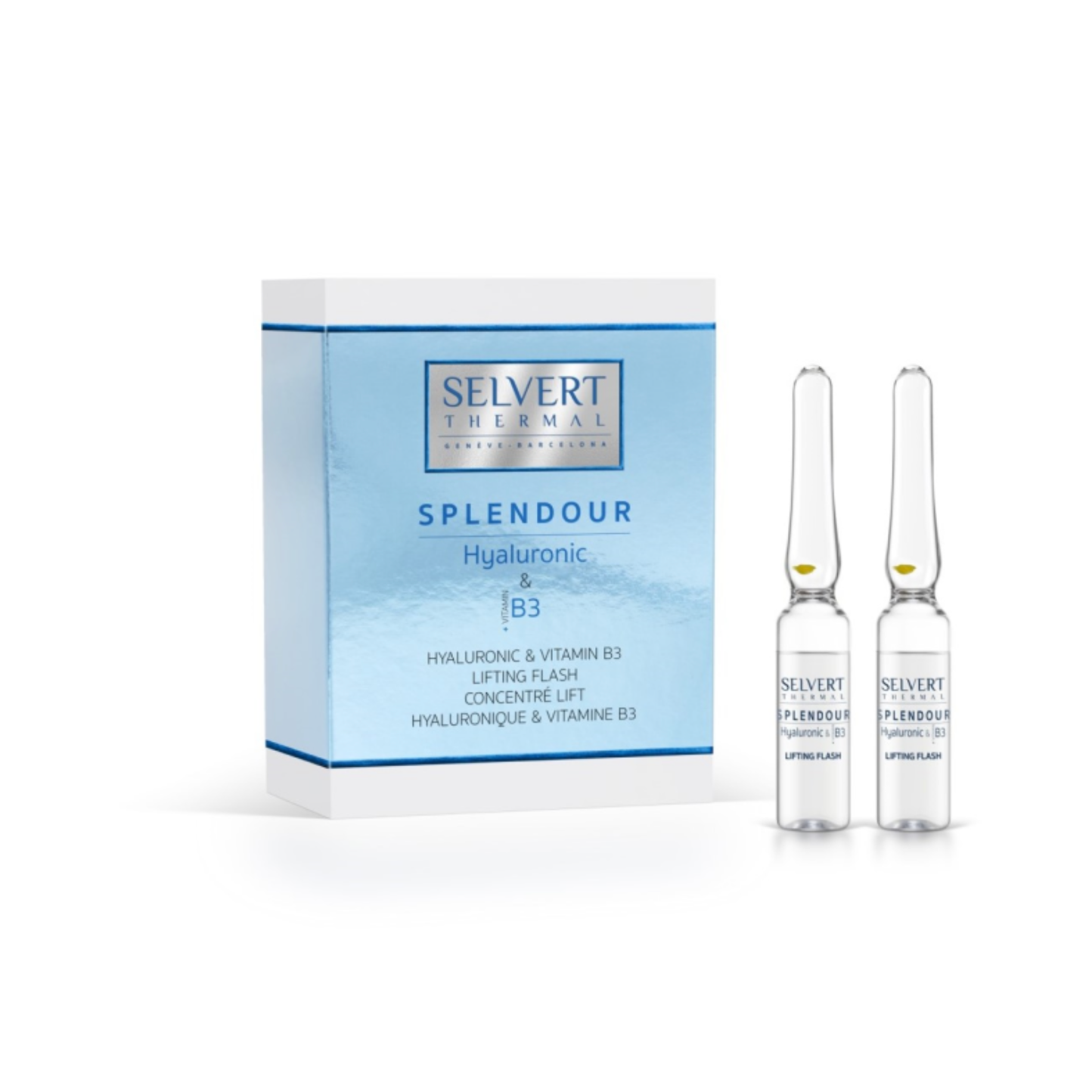 Selvert Thermal HYALURONIC & VITAMIN B3 LIFTING FLASH | Liftinguojantis koncentratas su hialurono rūgštimi bei vitaminu B3