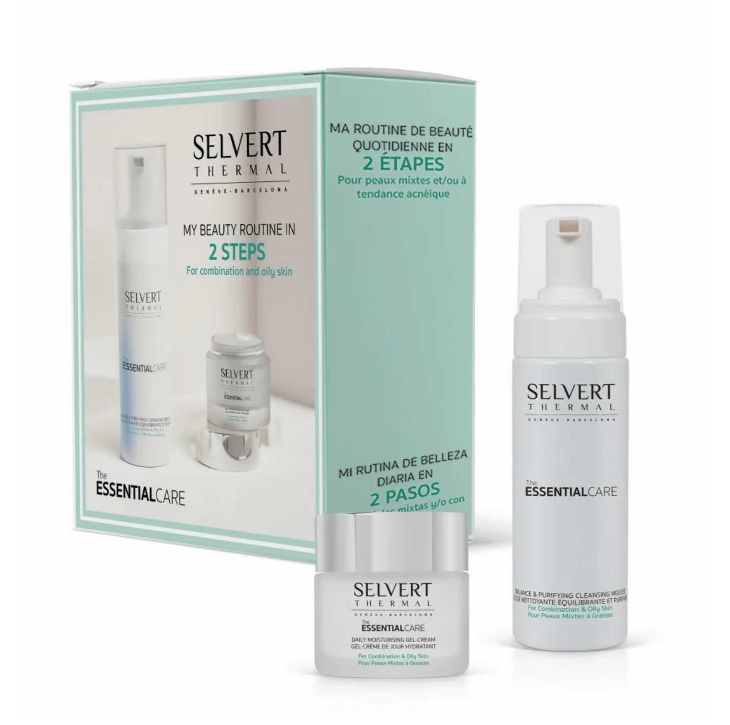 Selvert Thermal PACK MY BEAUTY ROUTINE OILY & MIXED SKIN | Rinkinys mišriai ir riebiai odai