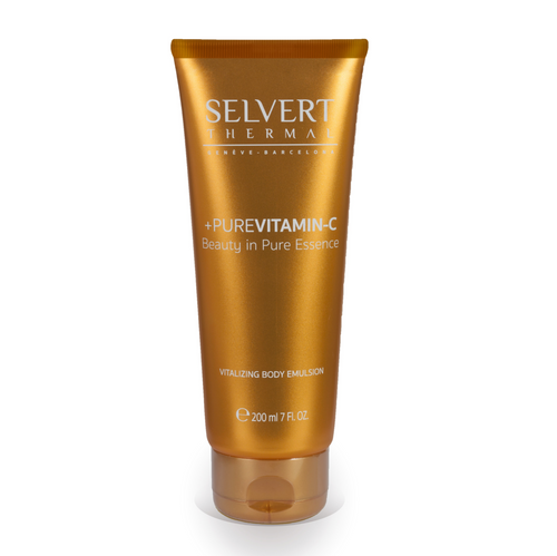 Selvert Thermal +PURE VITAMIN-C VITALIZING BODY EMULSION | Revitalizuojamoji emulsija kūnui su vitaminu C