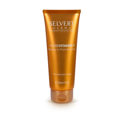 Selvert Thermal +PURE VITAMIN -C VITALIZING BODY SCRUB | Revitalizuojamasis šveitiklis kūnui su vitaminu C