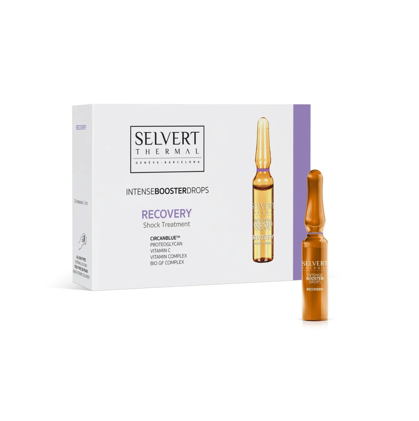 Selvert Thermal RECOVERY INTENSE BOOSTER DROPS | Intensyvus regeneruojamasis koncentratas