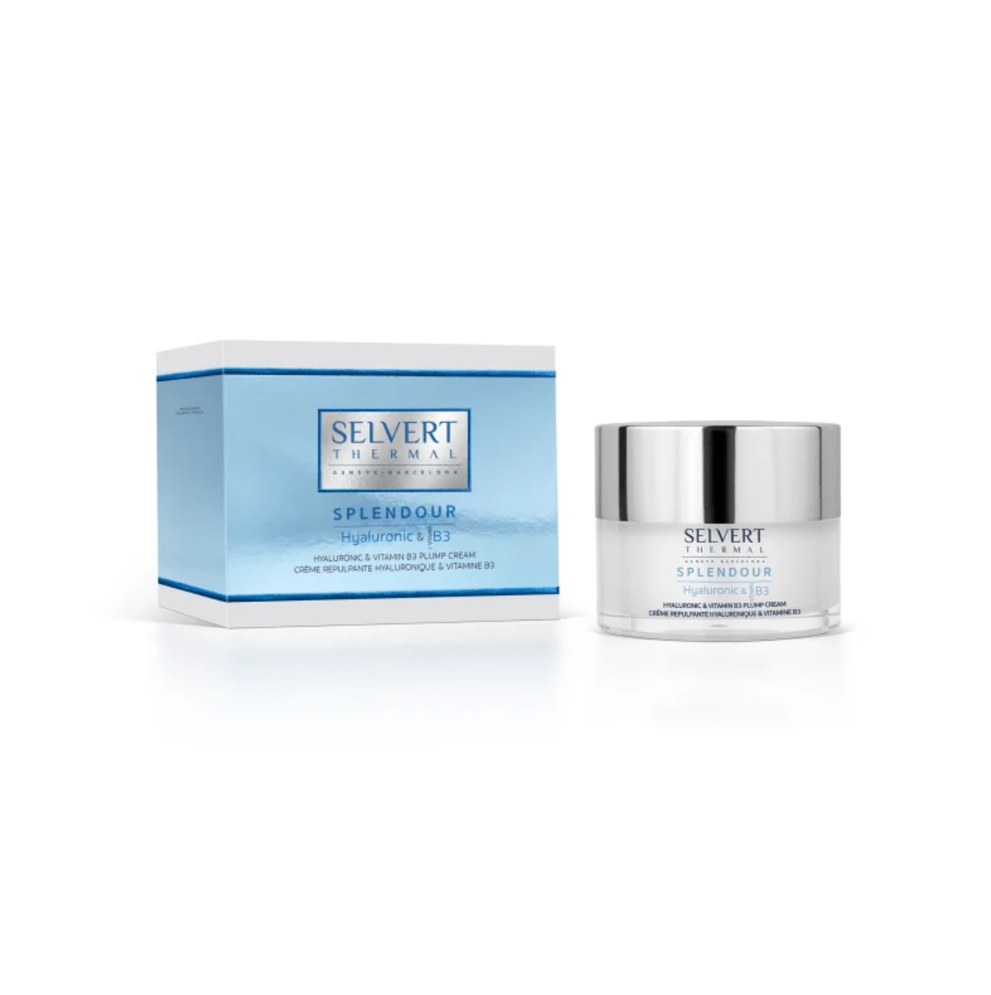Selvert Thermal SPLENDOUR HYALURONIC & B3 PLUMP CREAM | Drėkinamasis stangrinamasis veido kremas
