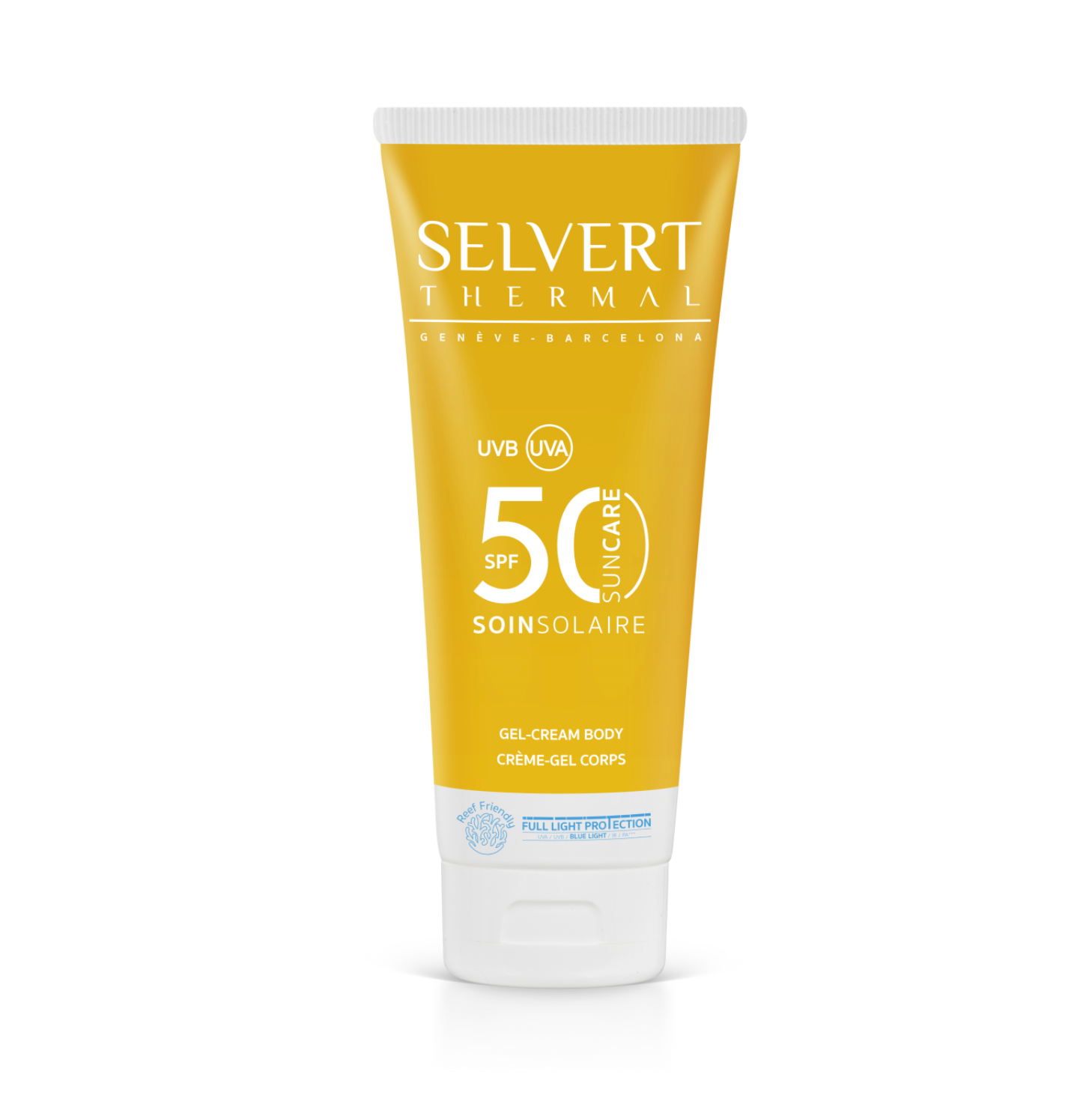 Selvert Thermal SUN CARE GEL-CREAM BODY SPF 50 | Apsauginis kremas-gelis kūnui